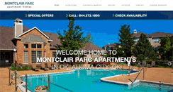 Desktop Screenshot of montclairparcoklahomacityapartments.com